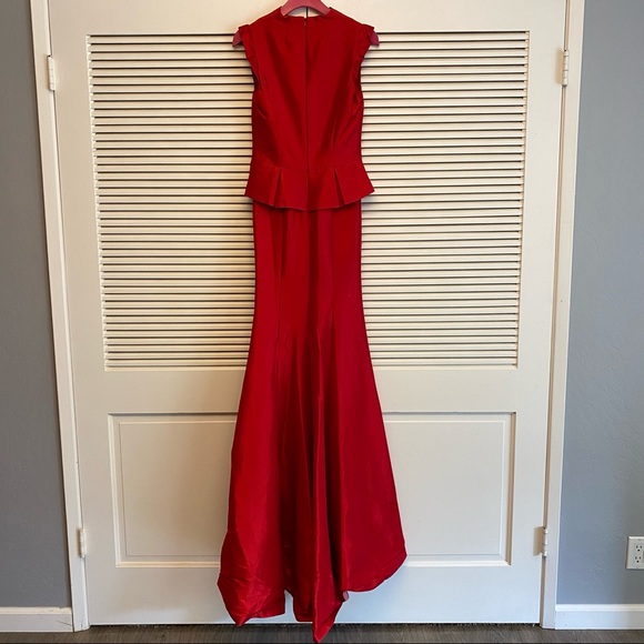 Mac Duggal Red Mermaid Gown - Picture 2 of 3